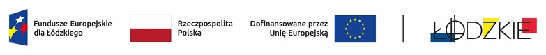 Fundusze Europejskie dla Łódzkiego, Rzeczpospolita Polska, Dofinansowane przez Unię Europejską, Łódzkie. EU-Förderung (auf Polnisch)