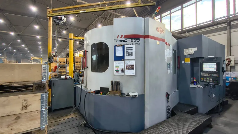 MAS HMC-630 horizontal machining centre in the hall