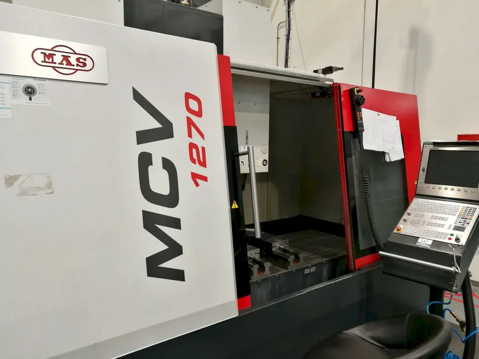 MAS MCV 1270 machining centre with Heidenhain control