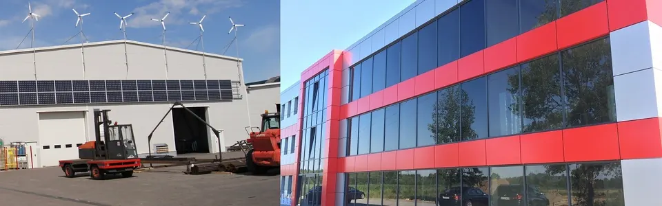 Progress plant building